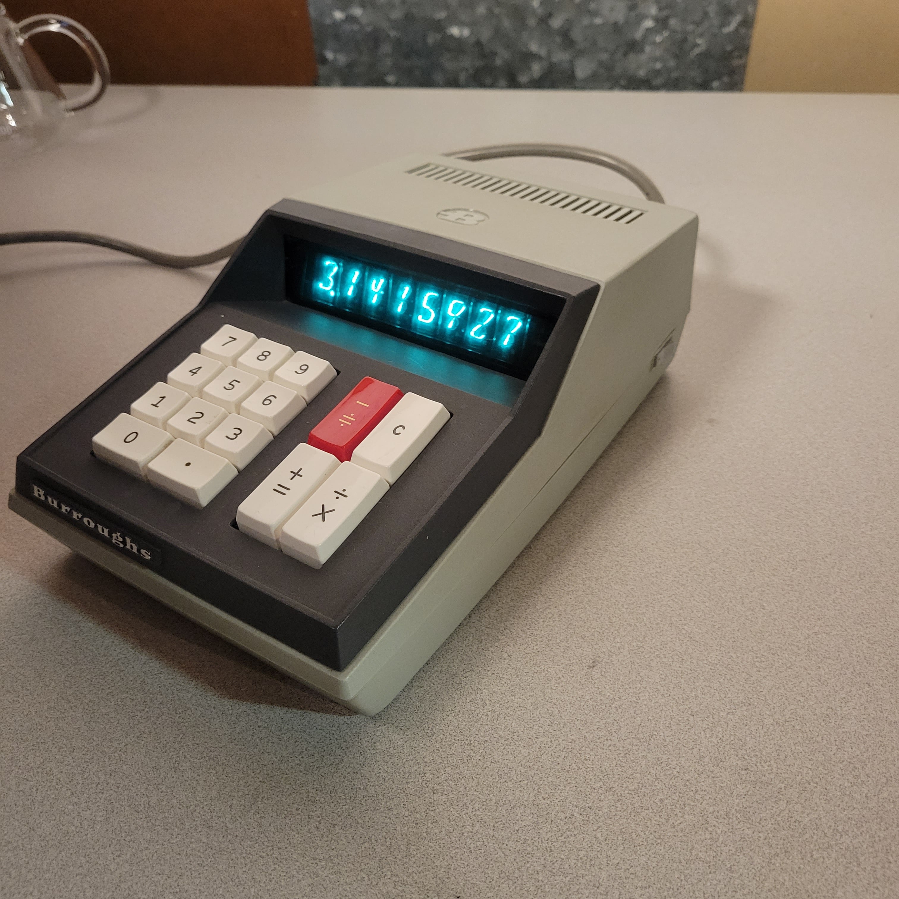 An image of a Burroughs C 3155 desktop calculator